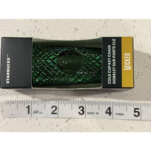 Starbucks "Wicked" Green Cold Cup Keychain New In Box - Picture 3 of 6